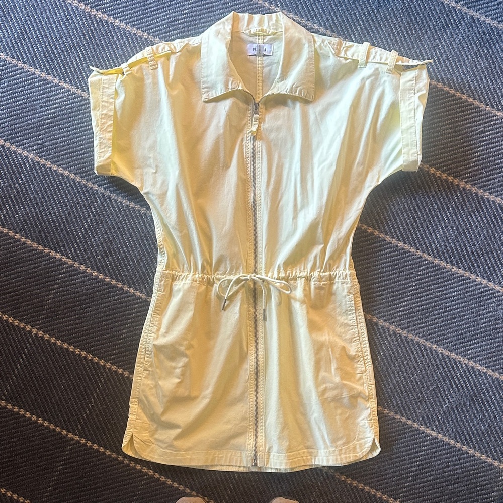 Pistola Light Yellow Mini Dress